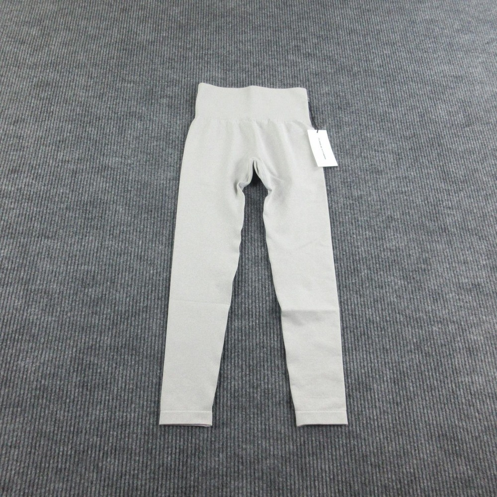 Pursue Fitness Leggings Womens XS Gray Ankle Core Seamless Skinny 21x22.5* NWT